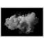 Illustration de nuages gris fumée sur fond maussade, art contemporain minimaliste moderne-102453779-102453781