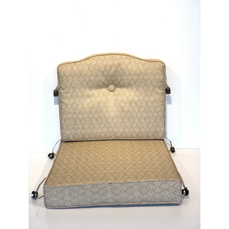 Coussin de siège/dossier d’extérieur, Crème