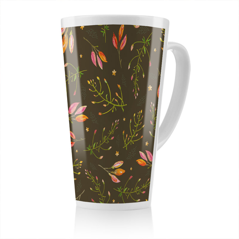 Ceramic Coffee Mug, Dark Green