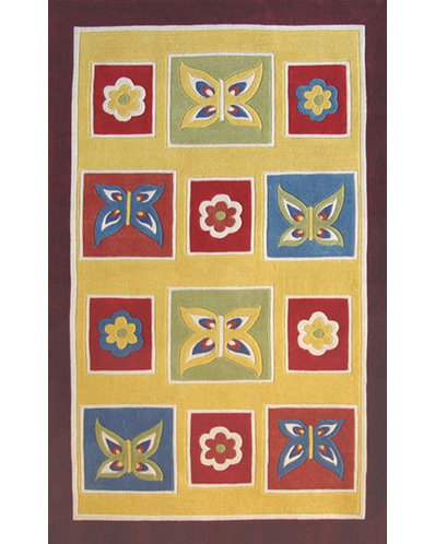 Kiddie Floral Indoor Rug, 5' x 8'