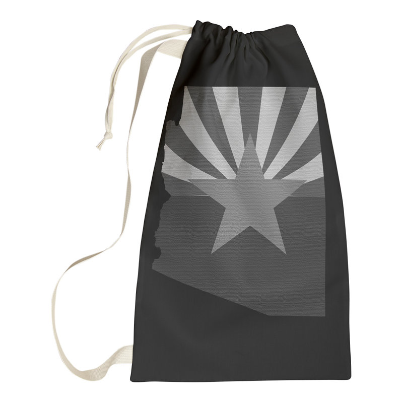 Sac à linge united states flag, Petit H 29 po x l 18 po x P 1,5 po, Noir gris blanc, Alabama