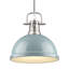 Luminaire suspendu dôme en acier à intensité variable 1 lumière Calico-595977832-595977827