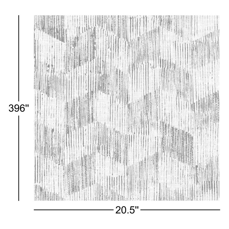 Rouleau de papier peint L 33 pi x l 20,5 po Preslar, Indigo