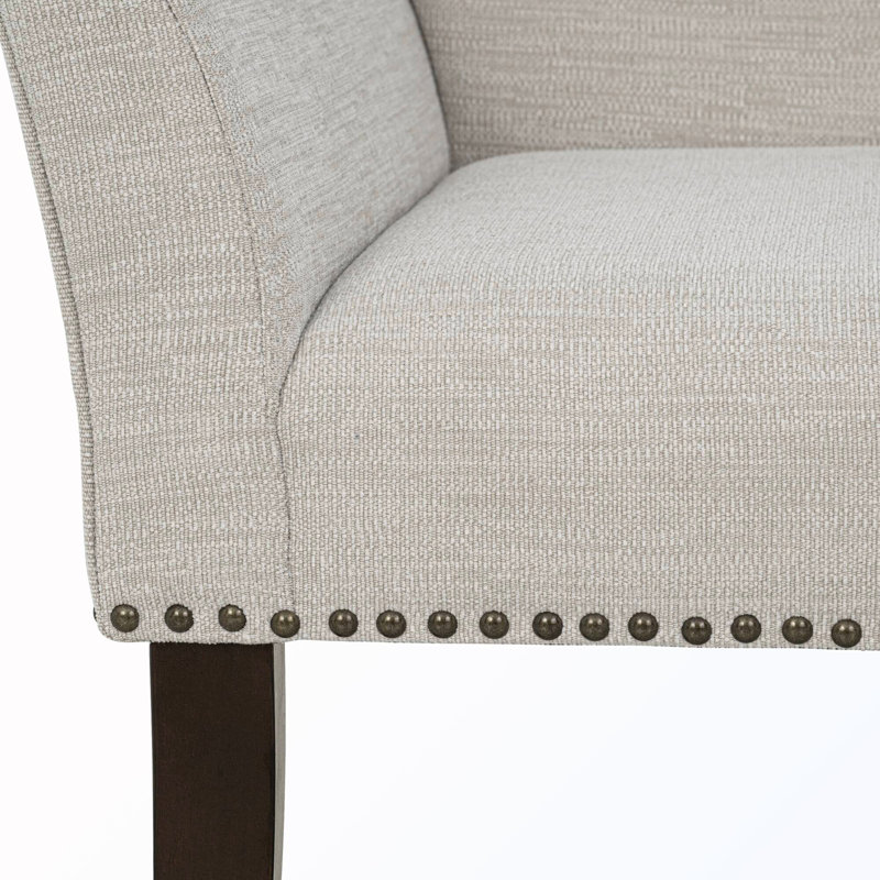 Banc rembourré en polyester Dalice, Noir, noir, noir, noir, Beige