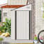 Remise de rangement bicolore optionnelle, porte à charnière simple, conception structurelle solide, bonne ventilation, surface avec film protecteur et convenant à divers cas de figure-119307069