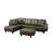 Juliessa Velvet L-Shaped Sectional Right Hand Facing-88077273