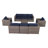 Lazaro 8-Person Patio Seating Group with Sunbrella Cushions-515347289-519292805