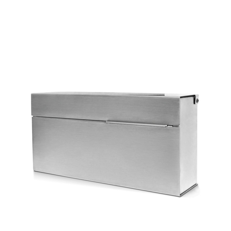 Boîte aux lettres murale, Argent, H 7 po x l 14,6 po x P 4,50 po