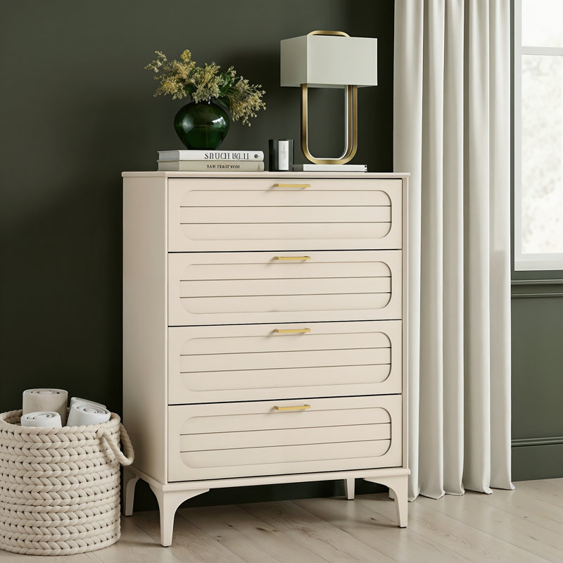 Curtis 4 Drawer Chest, Natural