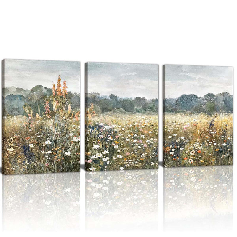 3 Piece Wrapped Canvas Print