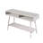 Camy Sofa Console Table, 2 Open Cubbies, 1 Lower Shelf, White 48 Inch