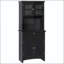  Armoire de rangement avec porte vitrée et tablettes réglables - H 64,5 po