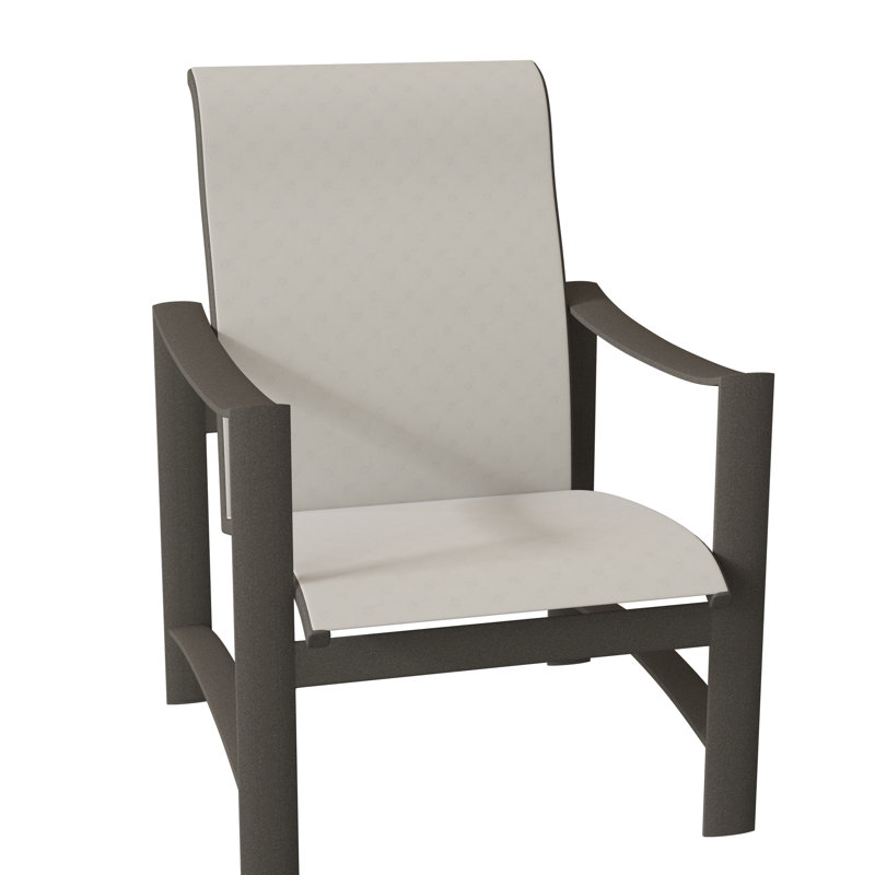 Kenzo Outdoor Dining Armchair, Graphite, Bogota