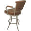Tabouret pivotant en métal Bethel-330167502