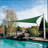 12' x 9' Triangle Shade Sail-14763392-86796449