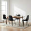 Ensemble de 4 chaises de salle à manger à dossier courbé Minimalist Minimalist-249121641-249121643