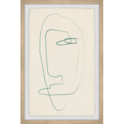 Moody Face - Single Picture Frame Print