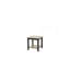 End Table, Modern Grey / Black Two Tone Finish 1Pc Under-Table Shelf Storage Living Room Rubberwood Walnut Veneer