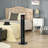 HOMCOM Freestanding Tower Fan Cooling For Bedroom With 3 Speed, 12H Timer, Oscillating, LED Sensor Panel, Remote Controller, Black-66681453