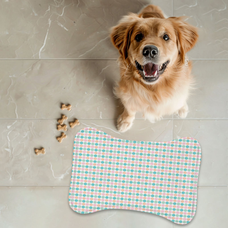 Soft Allure - 1 Piece Bone Shape Feeding Mat