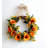 13-inch Artificial Polyester Sunflower Wreath for All Year Round