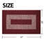 Tapis de couloir antidérapant à doublure en caoutchouc de luxe Home Decor-460134149