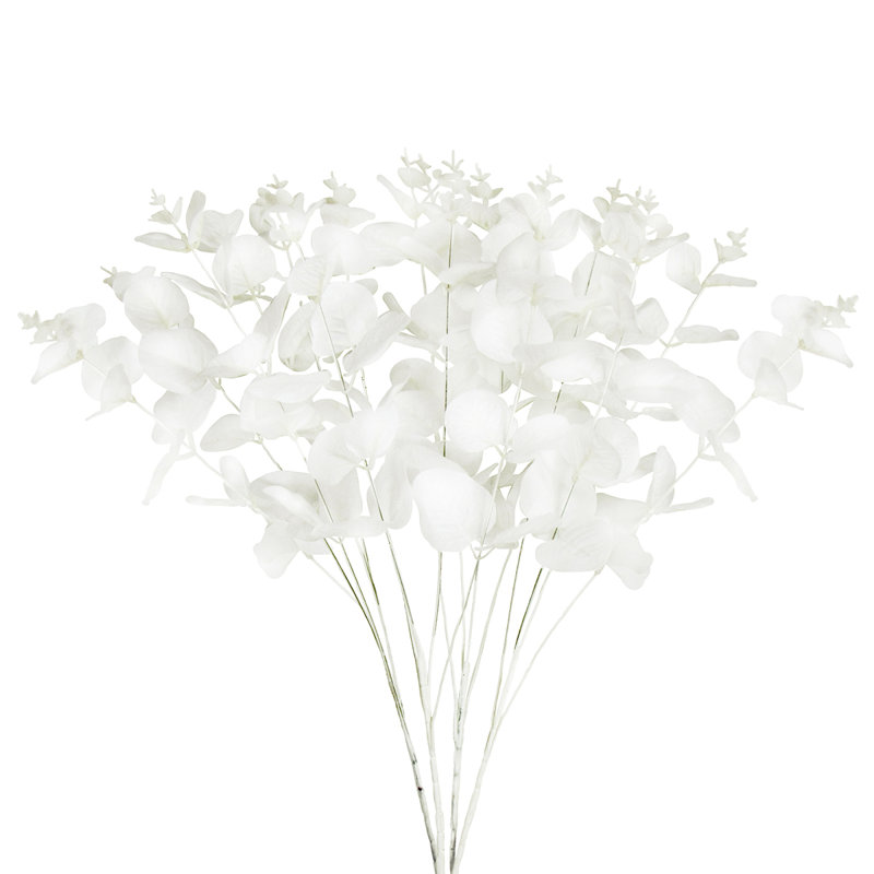 Eucalyptus artificiel 18 po, Blanc