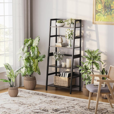 125 cm H x 53.4 cm W Ladder Bookcase