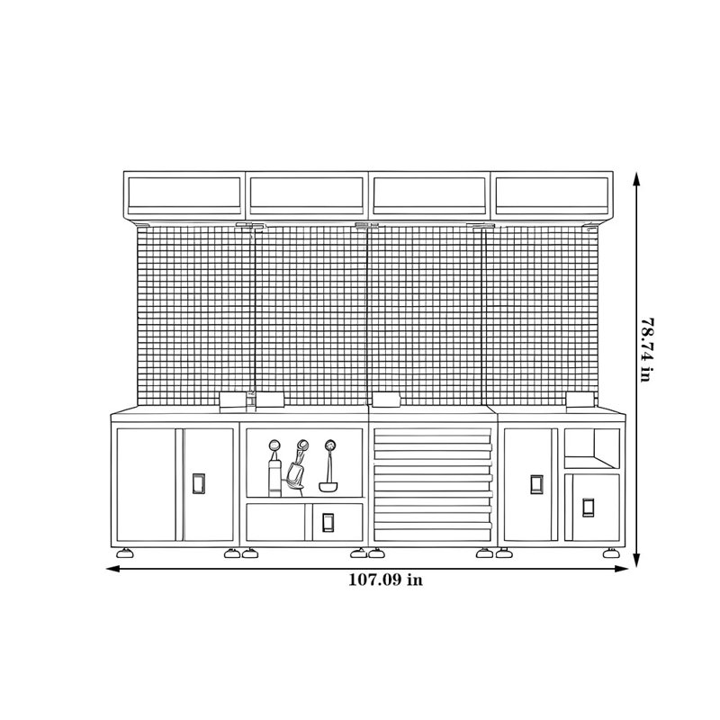 Heavy-Duty Metal Tool Cabinet for Automotive