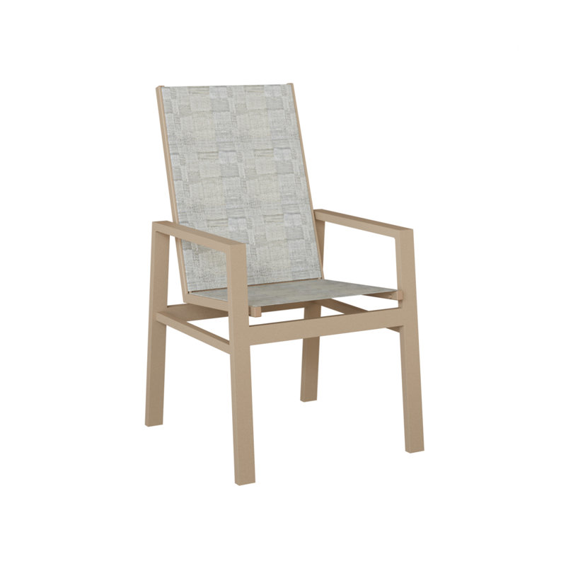 Chaise berçante à dossier haut Berlin Gardens Vida, Sahara moucheté, Solido Luxe