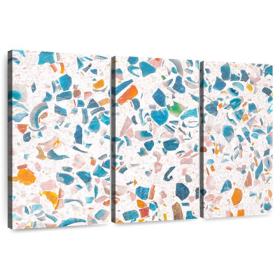 Plancher de terrazzo abstrait Avery