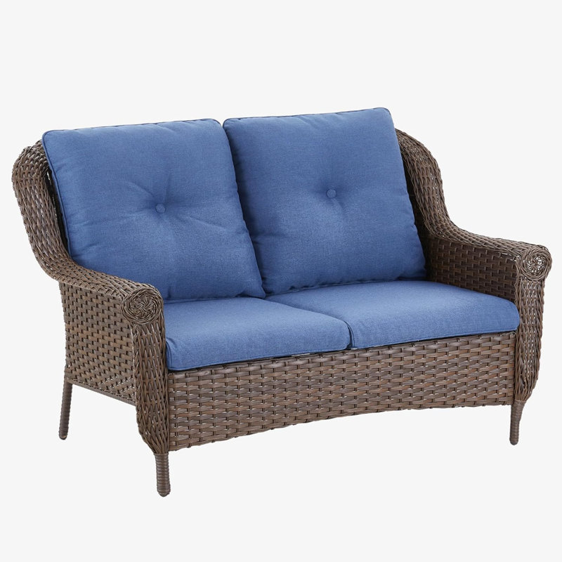 Canapé d'extérieur en rotin Wicker