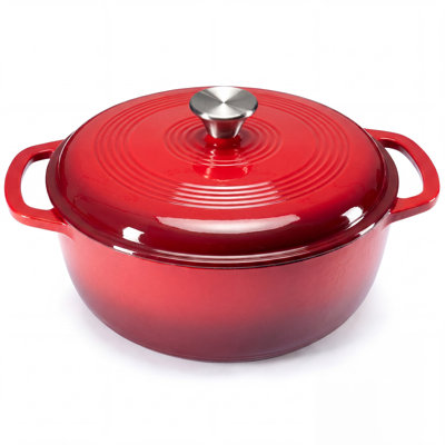 Enameled Cast Iron Dutch Oven with Lid
