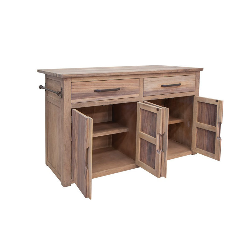 Solid Wood Kitchen Island