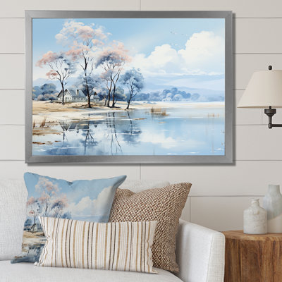 «Lakeside Nature Serenity I», reproduction sur toile