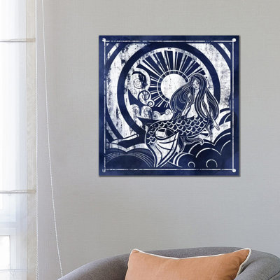 Ink Dip Mermaid by PI Galerie - Wrapped Canvas Print