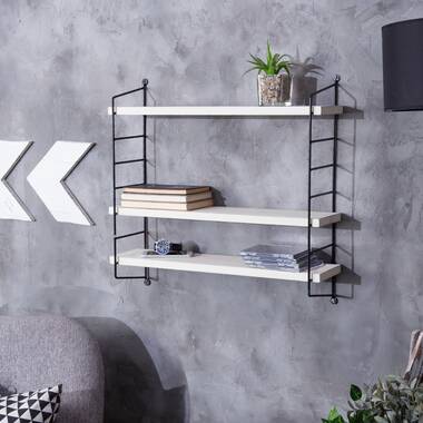 String - Pocket Wall Shelf Black / Ash Stained Black