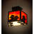 Aakifah Glass Semi Flush Mount