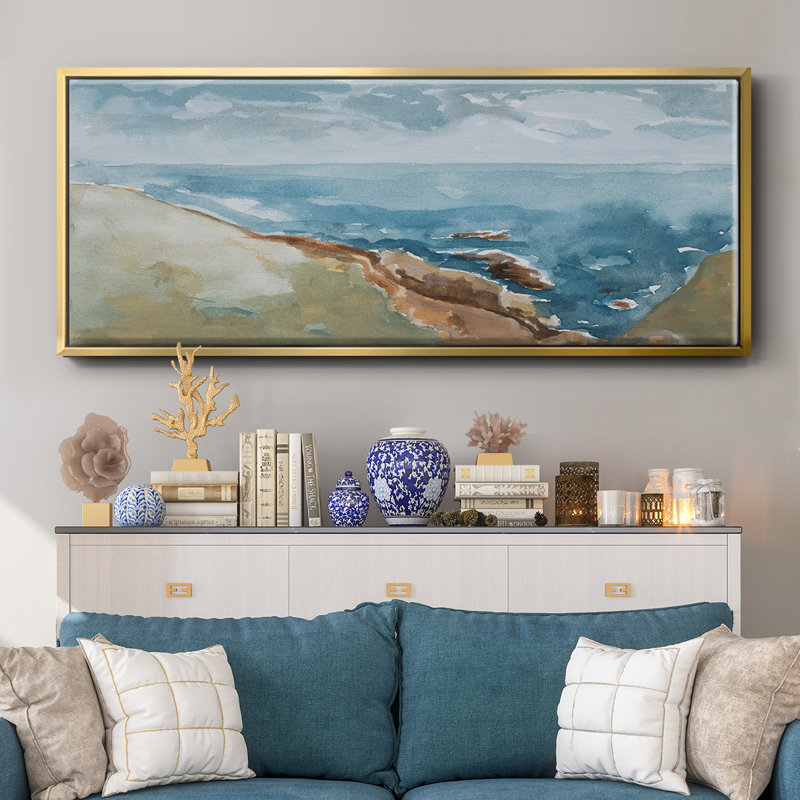 Cliffs of Sonoma- Framed Canvas