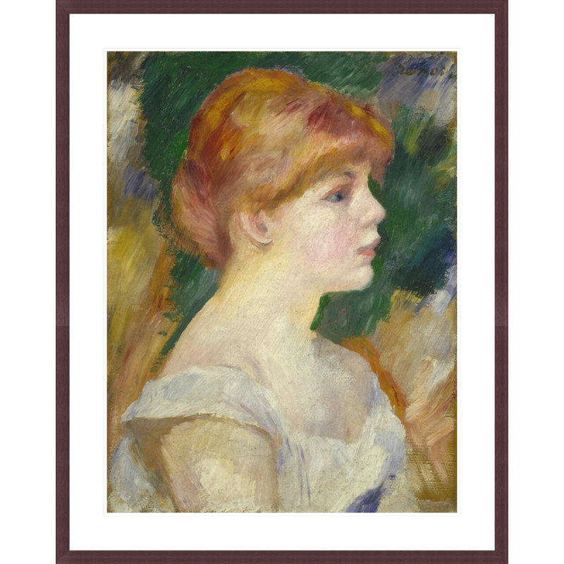 «Suzanne Valadon» par Pierre-Auguste Renoir, impression giclée encadrée, H 41,5 po x l 33,29 po