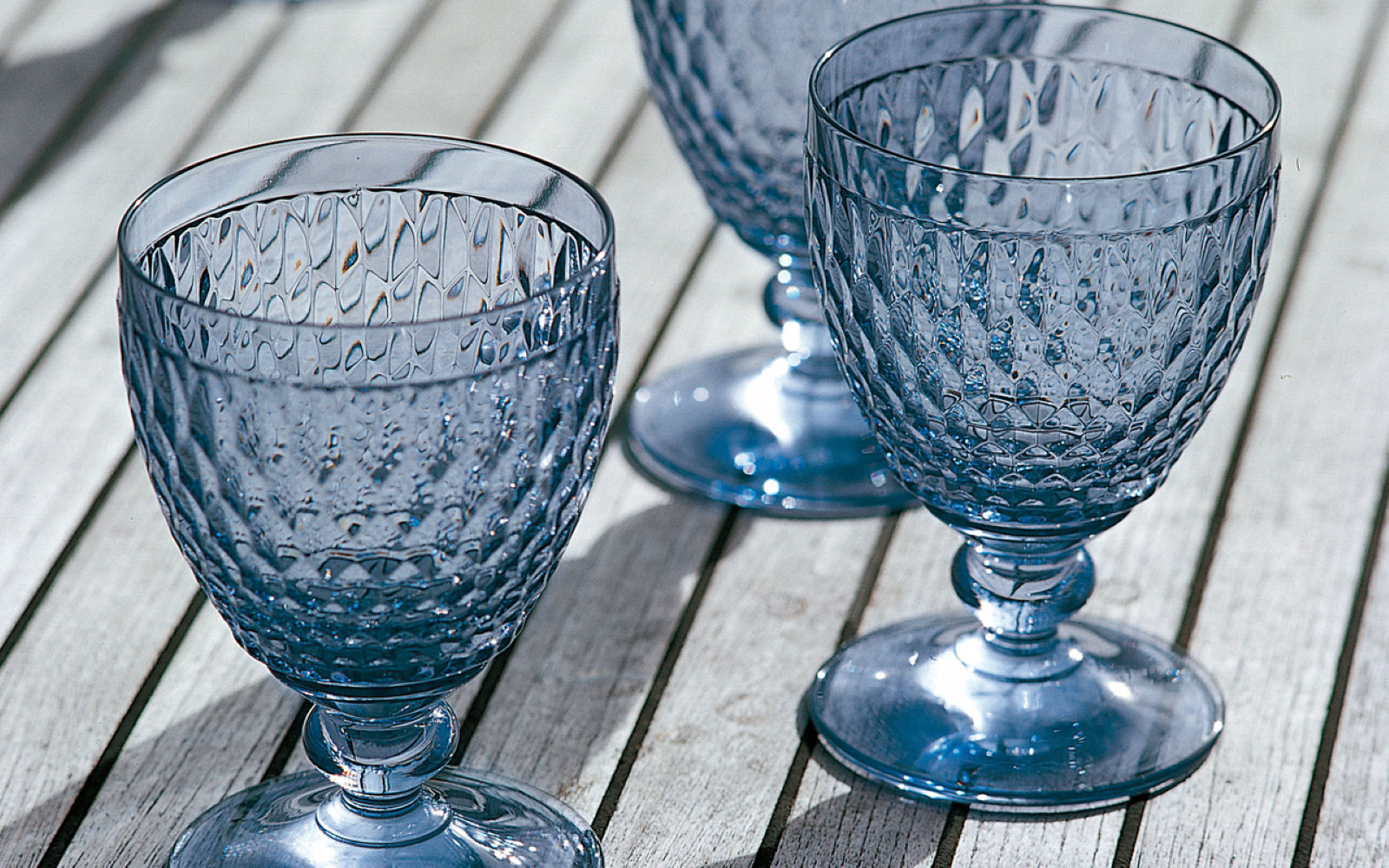 Villeroy & Boch Boston Goblet, Blue, 14 oz.