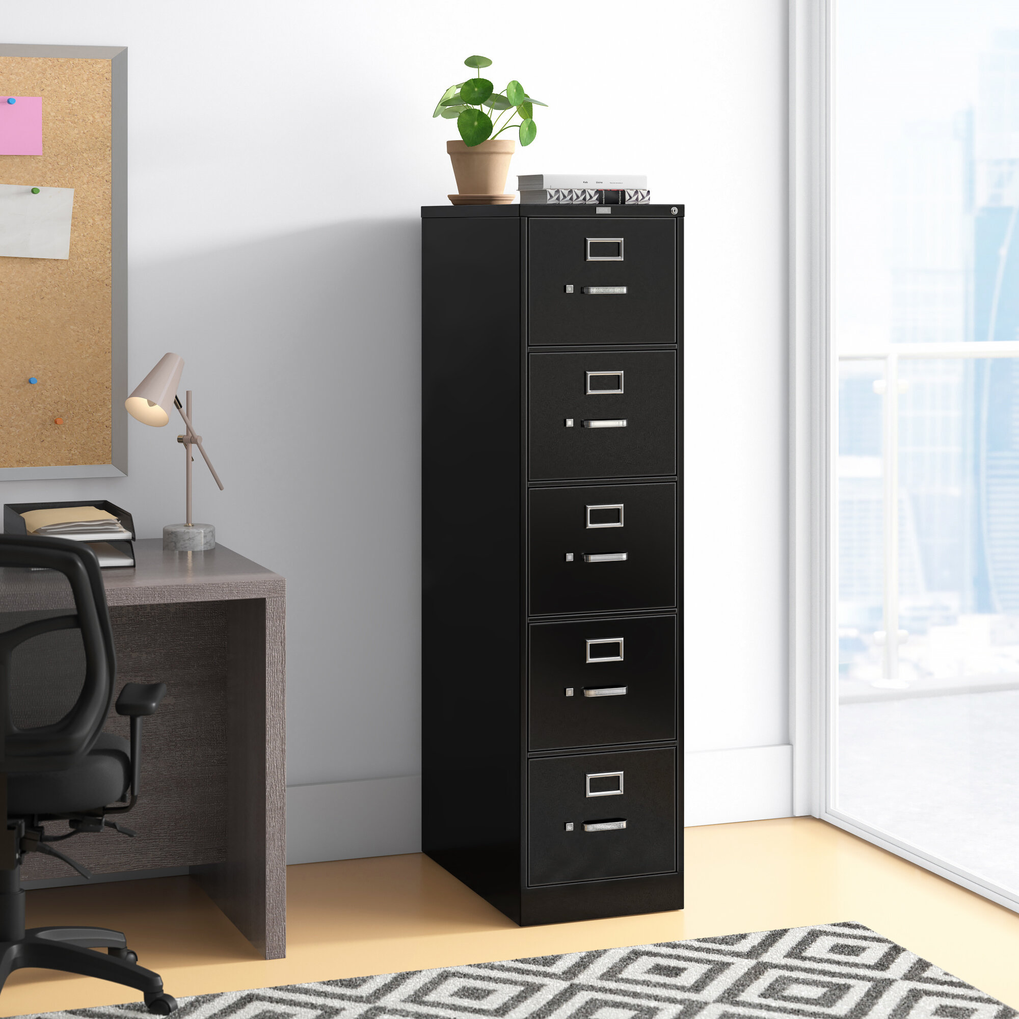HON 310 Series 5Drawer Vertical Filing Wayfair