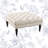 Inwood Square Cocktail Ottoman with Wheels-728329263