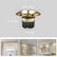 Projecteur à tête simple à DEL en laiton brossé avec motif à la main de 8 W, entièrement en cuivre