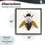 Nature Constructed Bee Floating Frame, design by Sasha-612560396-612560397