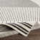 Corum Abstract Black/Ivory Area Rug