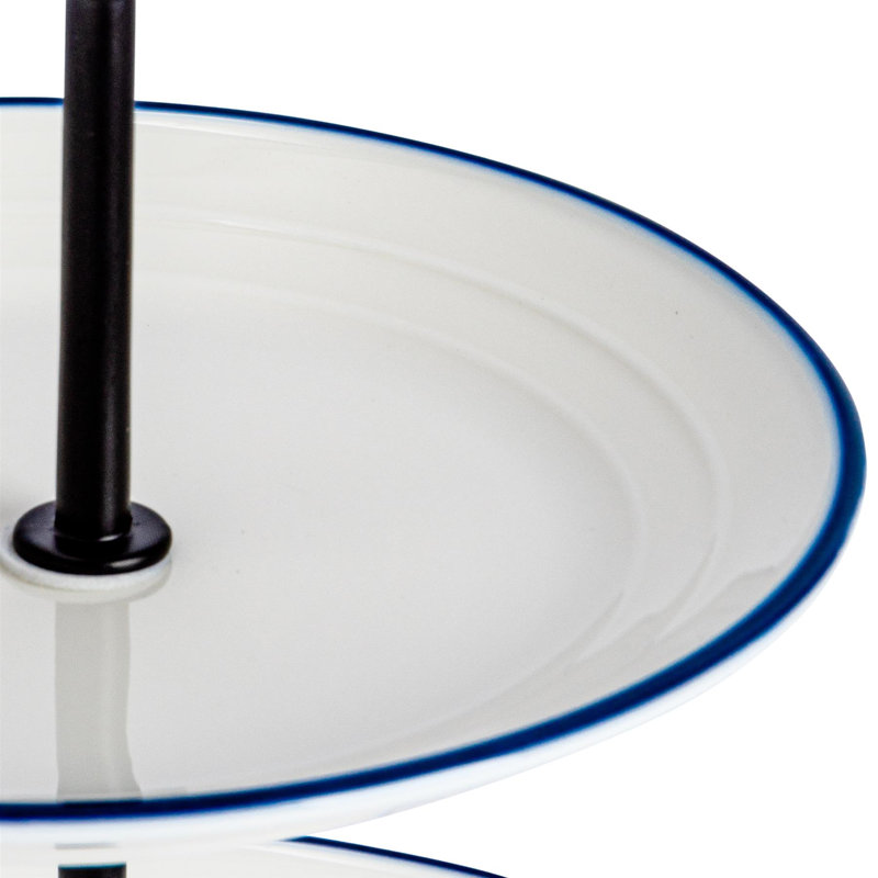 Nicola Spring - White Farmhouse Cake Stand - 21cm