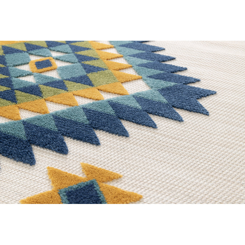 Baylee Moroccan Flatweave Indoor / Outdoor Area Rug, Rectangle 120 x 170cm