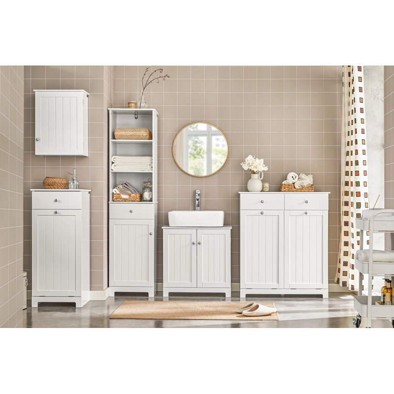 Munsell Bathroom Cabinet, White
