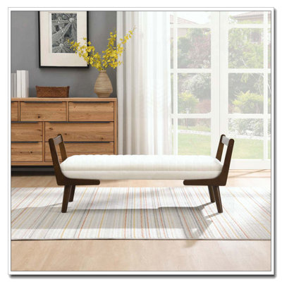 Banc rembourré 52 po